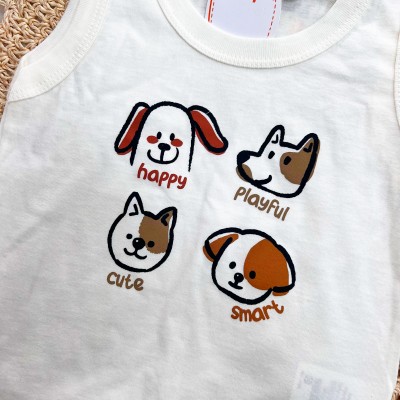 Conj. Regata Dogs Moods e Bermuda - Off White